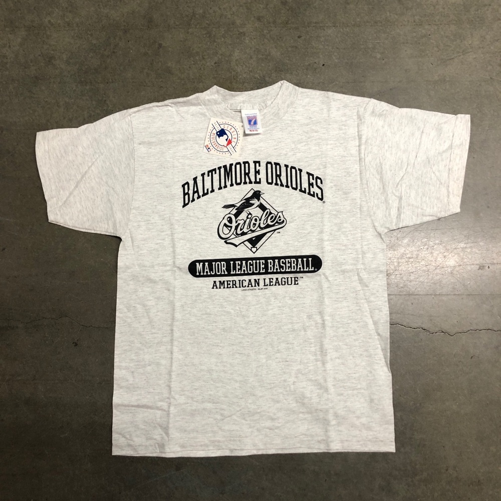 Vintage Y2K Baltimore Orioles Logo 7 MLB Youth T-Shirt Size Medium New W Tag